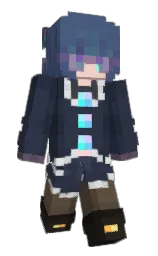 rooffok's Minecraft skin wearing the Twisted cape
