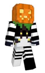 black and white Minecraft skin — Slim model — first worn by Ymotobol