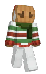 black haze and porcelain Minecraft skin — Slim model — first worn by Elliotte517