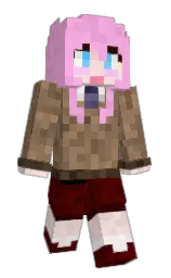 cotton candy and cinderella Minecraft skin — Slim model — first worn by BearHead0107