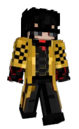 waffleduality's Minecraft skin wearing the Vanilla cape