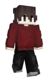 woody brown and cod gray Minecraft skin — Slim model