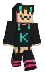 ShinyKinlex's Minecraft skin wearing the Vanilla cape