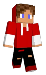 guardsman red and black Minecraft skin — Slim model — first worn by RattenPlan