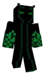 black and english holly Minecraft skin — Classic model — first worn by AronkaMor