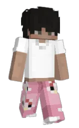white and cod gray Minecraft skin — Slim model