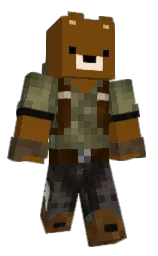 WanBear1's Minecraft skin wearing the Migrator cape