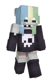 Front of desticade's skin