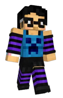 Front of lemonadedrinker's skin