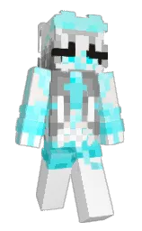 white and silver chalice Minecraft skin — Slim model