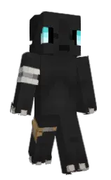 mine shaft and cod gray Minecraft skin — Slim model — first worn by Bread_Cake