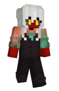Front of Valkrost's skin