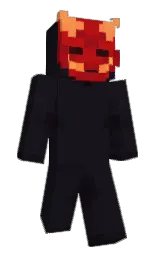 pltch's Minecraft skin wearing the Hero cape