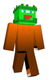 nutmeg wood finish and green Minecraft skin — Classic model — first worn by ProspecteurOr