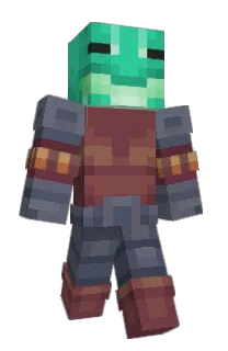 Front of frogeyed's skin