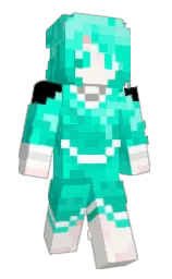 bridal heath and black Minecraft skin — Slim model