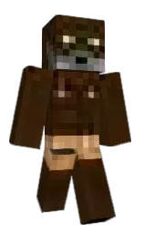 white and twilight blue Minecraft skin — Classic model
