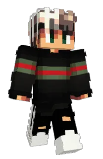Front of Osib's skin