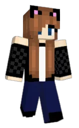 MissShannie's Minecraft skin wearing the Migrator cape