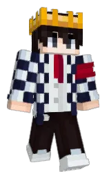 Florence8694's Minecraft skin wearing the 15th Anniversary cape