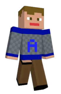 Front of Albemag's skin