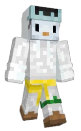 Minvydaass's Minecraft skin wearing the Pan cape