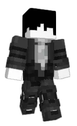 ItzVA's Minecraft skin wearing the Pan cape