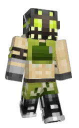 thistle green and sisal Minecraft skin — Classic model