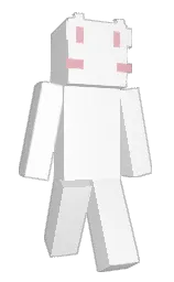 white and shilo Minecraft skin — Slim model — first worn by sentimeeter