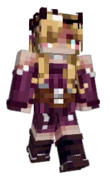 Tungsten8or's Minecraft skin wearing the Cherry Blossom cape