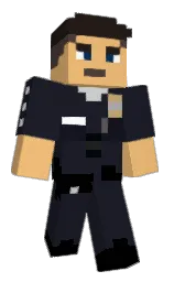 Hitlimitplayz's Minecraft skin wearing the Migrator cape
