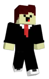 KingP1ngu's Minecraft skin wearing the Twisted cape