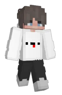 Front of Blookusny's skin