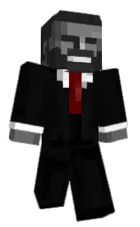 emperor and black Minecraft skin — Slim model