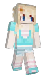 white linen and janna Minecraft skin — Slim model — first worn by vivimonade
