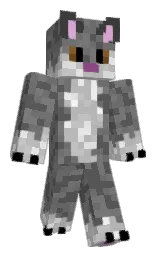 Skye_Cat's Minecraft skin wearing the Cherry Blossom cape