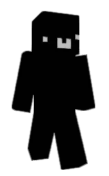 black and french gray Minecraft skin — Classic model