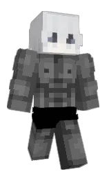 BynBang's Minecraft skin wearing the Menace cape