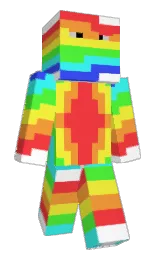 starship and white Minecraft skin — Classic model
