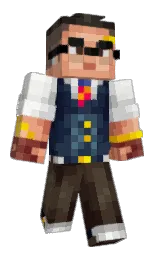 alto and english walnut Minecraft skin — Classic model — first worn by TTVTheDukeGaming