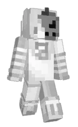 white and nobel Minecraft skin — Classic model — first worn by froyxo
