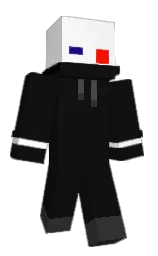 cod gray and white Minecraft skin — Classic model — first worn by 7neoH