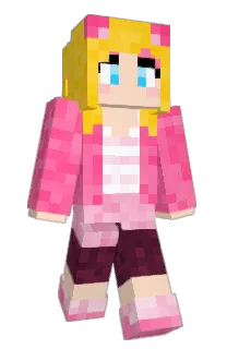 Front of LavenderRare's skin