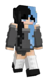 emperor and cod gray Minecraft skin — Classic model