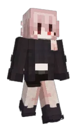 lovepas's Minecraft skin wearing the Aurora cape
