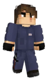 oxford blue and gun powder Minecraft skin — Classic model — first worn by odeloten