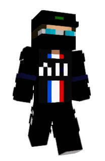 Front of Minecraft skin