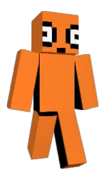 crusta and burnt orange Minecraft skin — Classic model — first worn by TNT_Ted12