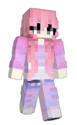 french lilac and serenade Minecraft skin — Slim model