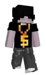 NnotT21's Minecraft skin wearing the Menace cape